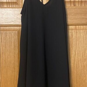 Lush Black V-Neck Sleeveless Mini Dress